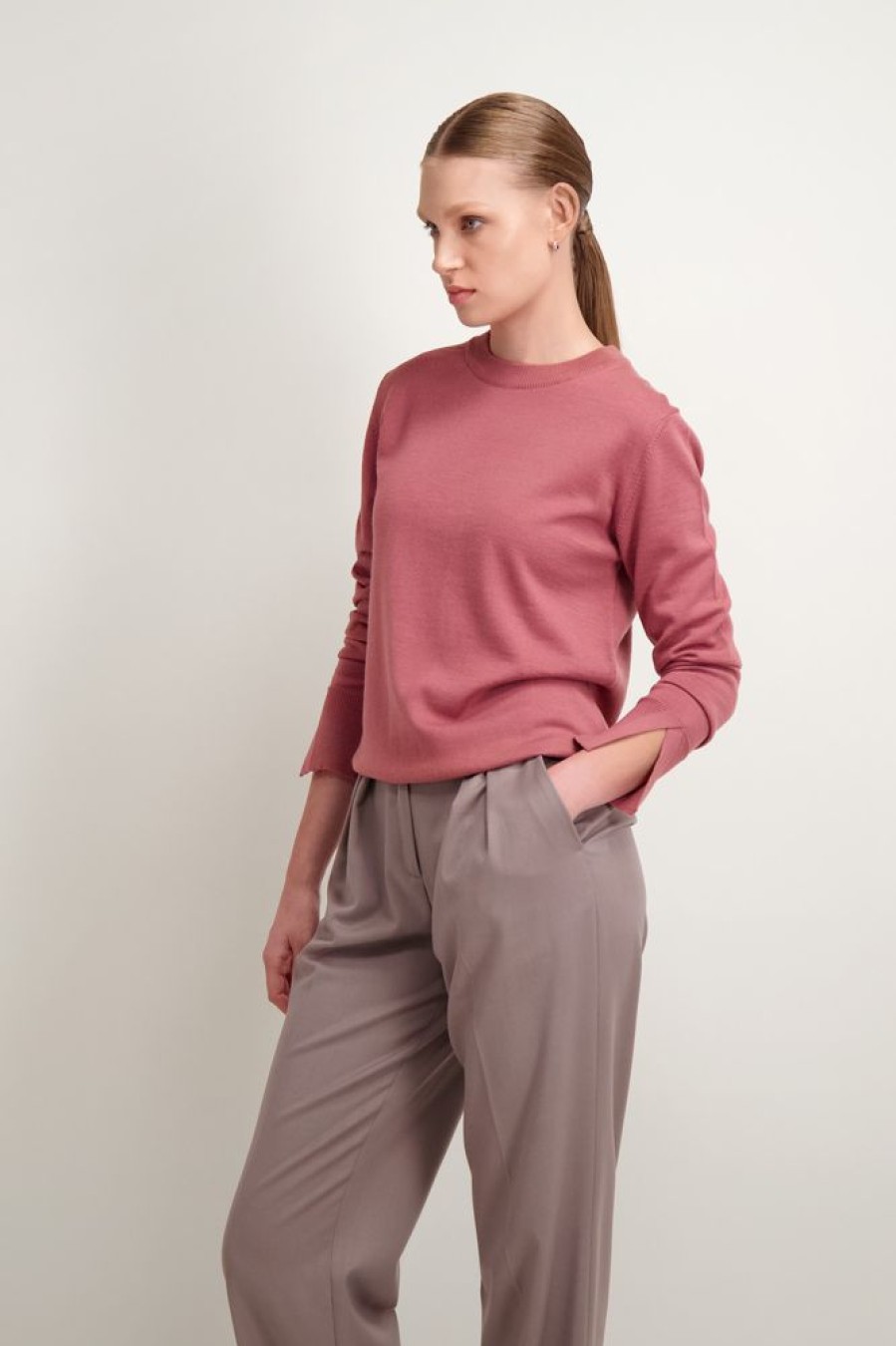 Kobieta lavard | Sweter Merino Wool 86601